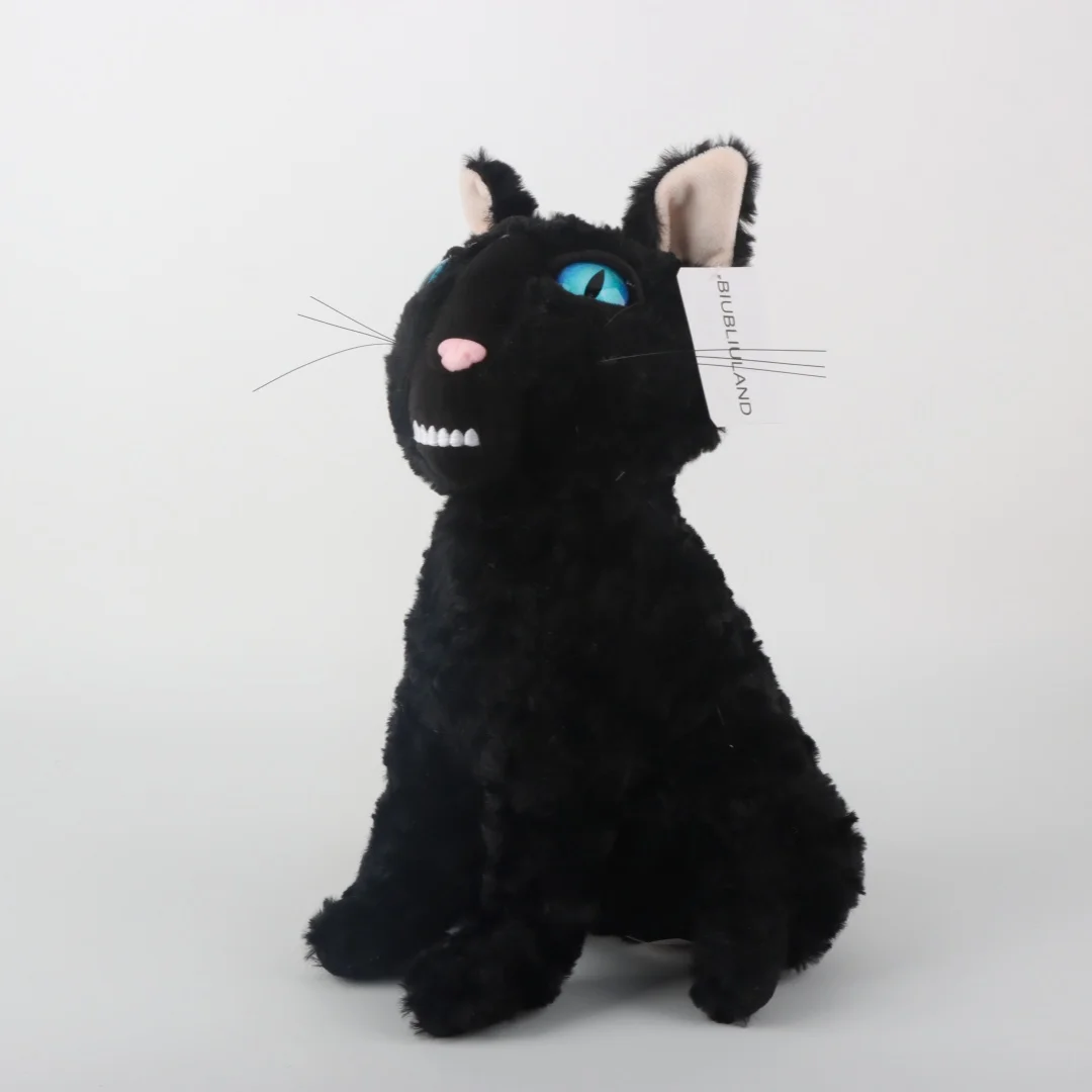 

BIUBLIULAND Coraline Cat, плюшевая мультяшная аниме, плюшевые игрушки, черный кот, высокое качество, полностью наполненная плюшевая игрушка, подарок на Хэллоуин