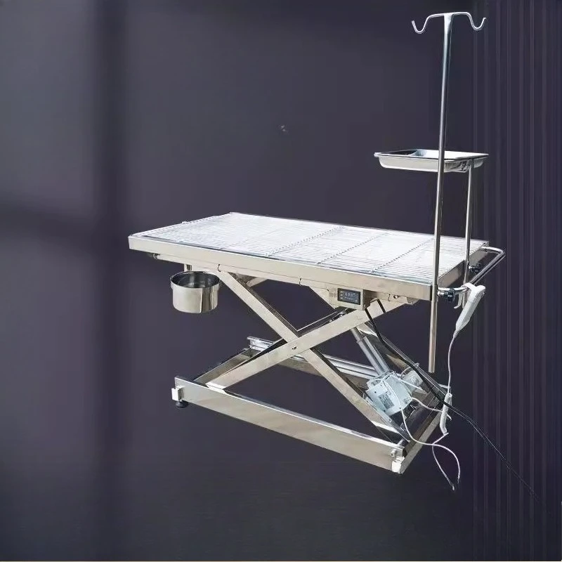 Electric lifting stainless steel animal operating table Cats and dogs constant temperature sterilization dissection washing