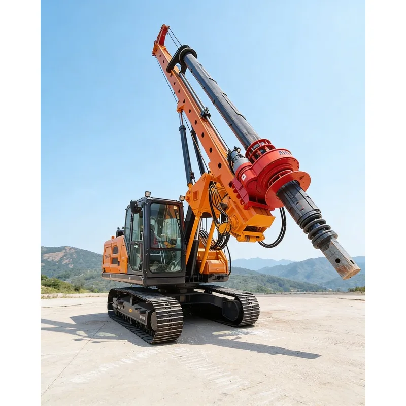 Automatic Feed Rotary Drilling Rig 1800mm Auger 60M Depth Hydraulic Piling Machine for Civil Engineering Foundation Piling Proje