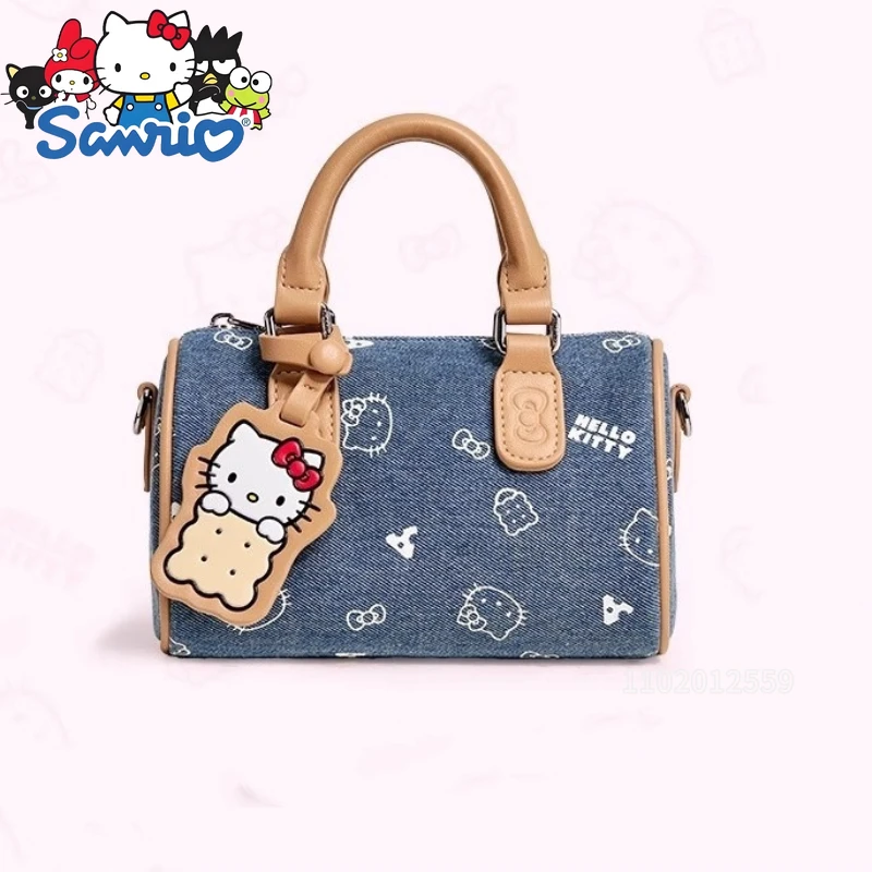  Hello Kitty Original New Mini Women's Handbag Cartoon Cute Women's Shoulder Bag Fashion Trend Mini Casual Women's Bag