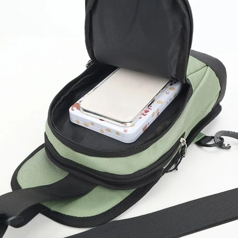 Повседневная мужская нагрудная сумка, многофункциональная сумка через плечо большой вместимости, легкая сумка на одно плечо