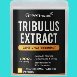 Tribulus Terrestris Transdermal Patches - 30 Patches One Month Supply