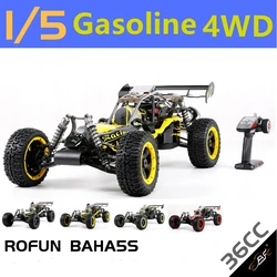 Rofun-Baja de 4wd 1/5 rc,36cc 2t,ガソリンエンジン,Walbroキャブレター,ngk sparkプラグ付き