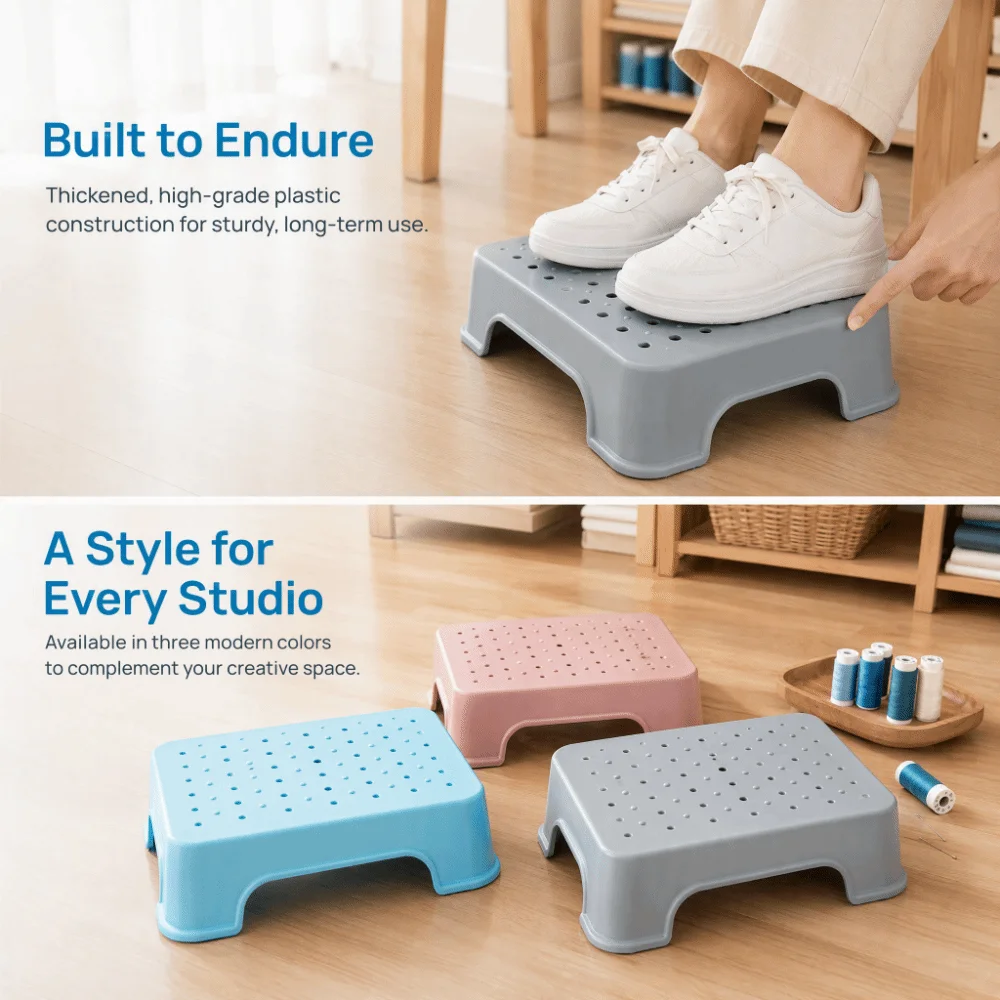 Anti-Slip Foot Rest Mat Comfortable Non-Slip Foot Pedal Mat Under Desk Stool Mat Foot Support Pad Office Use