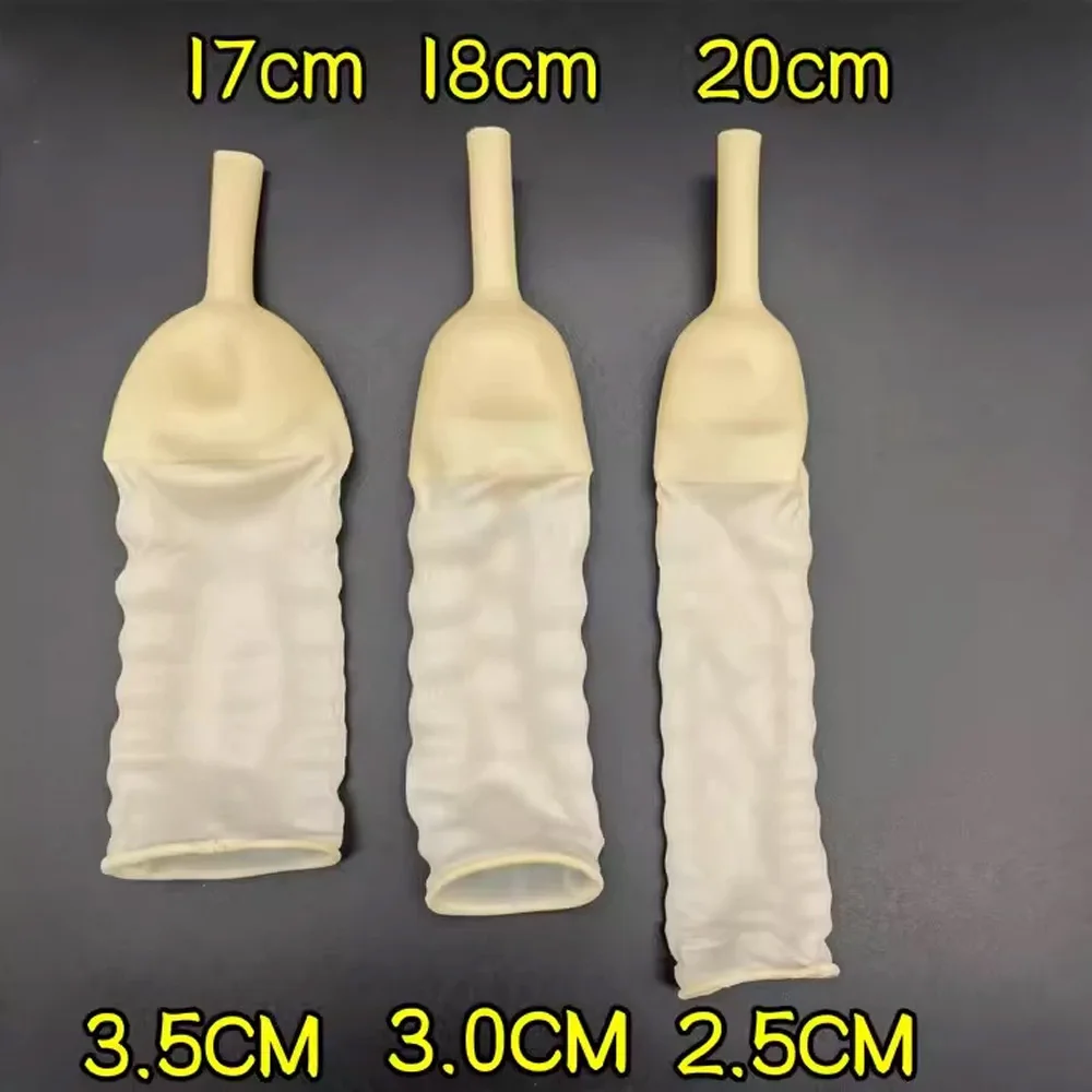 

5 шт., 25 мм/30 мм/35 мм, мужской внешний катетер, медицинский стерилизованный латексный катетер, коллектор мочи, рукав для сбора мочи для пожилых людей