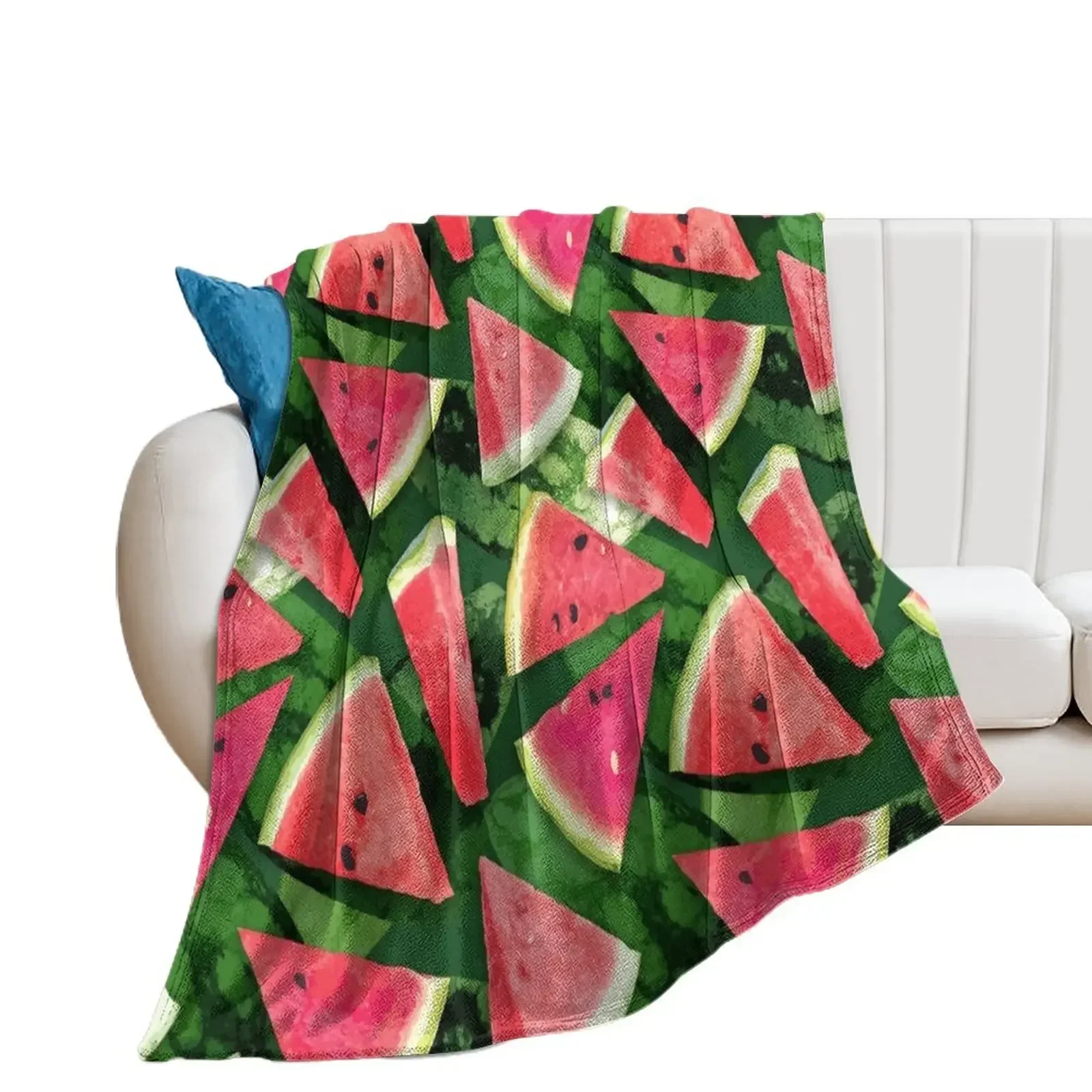 

Watermelon Pattern Creation Throw Blanket Luxury Thicken Furrys Blankets