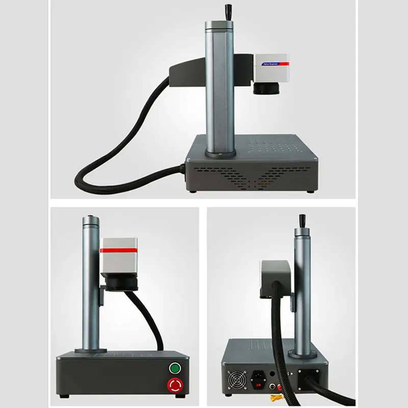 Fiber Laser Marking Machine 20W Raycus Metal Stainless Steel Cutting Engraving Gold Silver Ring Jewelry Engraving Machine Tool