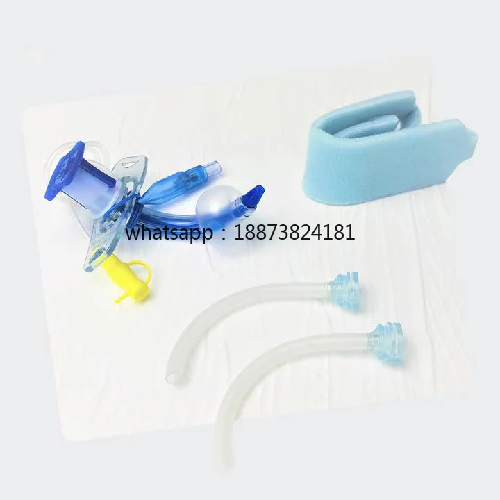 High Quality Medical Tracheostomy Tube with Inner Cannula Fenestrated Tracheostomy Tube fast shipping