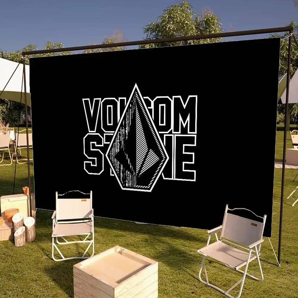 V-VolcomS Fishion الفاخرة راية الفن الطباعة اليابانية جدار العلم أنيمي الجدار الشنق ديكور المنزل