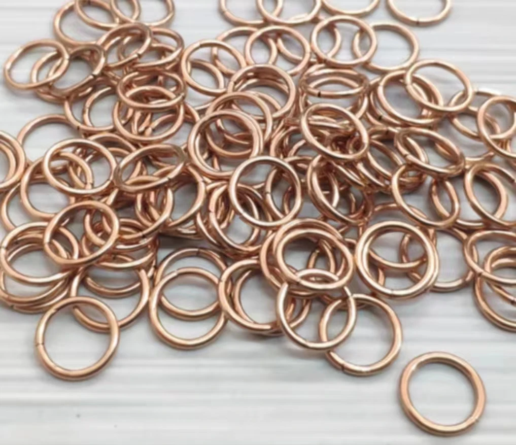 50pcs BCu91PAg Silver phosphorus silver copper welding ring air conditioning cold storage solder high frequency welding ring