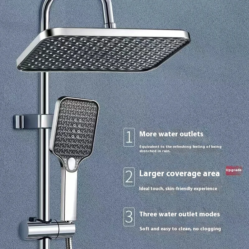 

Накладной спрей для бытовой ванной комнаты, насадка для душа под давлением, водонагреватель для купания, насадка для тропического душа под давлением