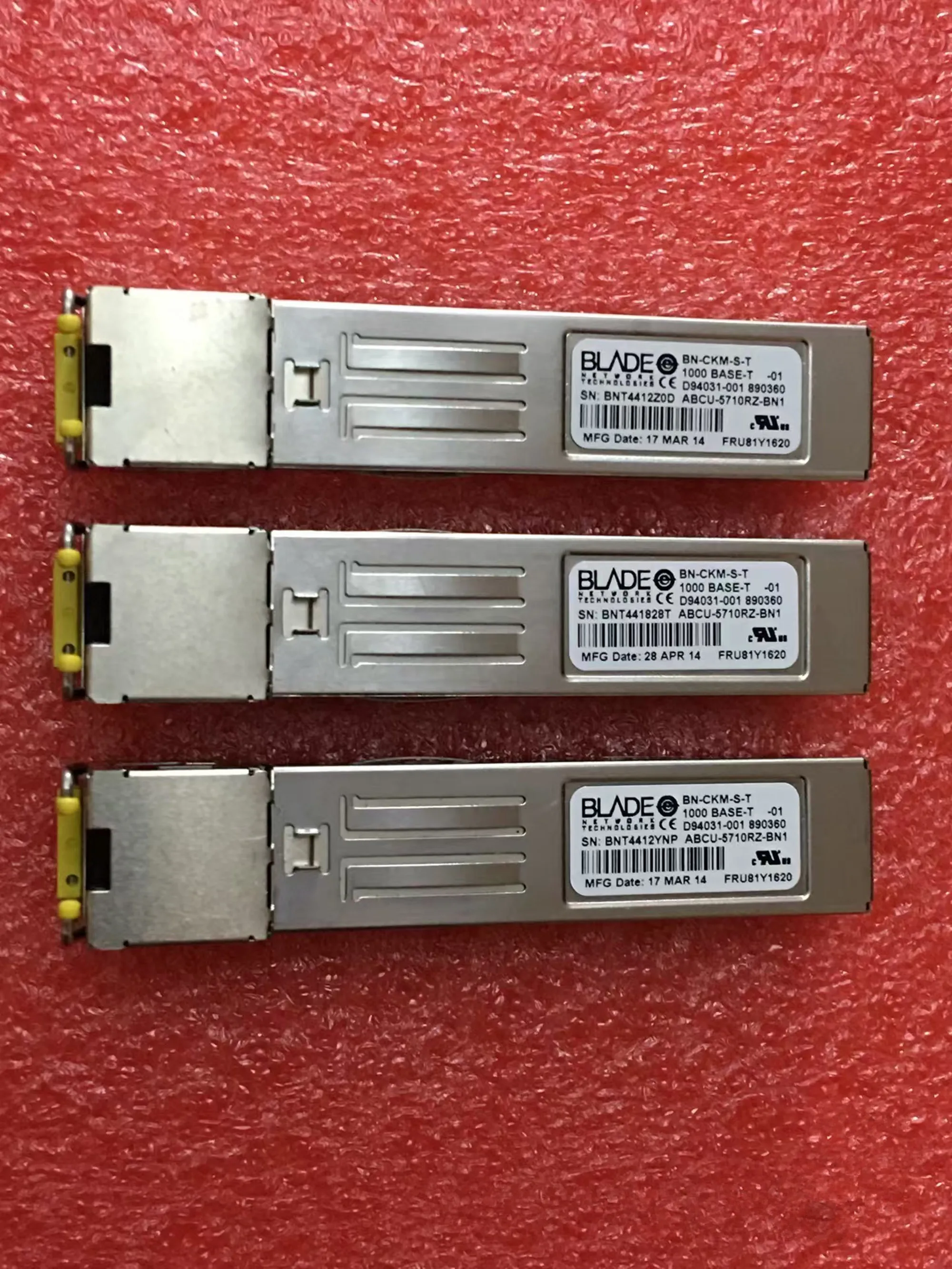 RJ45 Fiber Module Sfp BN-CKM-S-T 1000BASE-T ABCU-5710RZ-BN1 D94031-001 890360/RJ45 Fiber Optical Module
