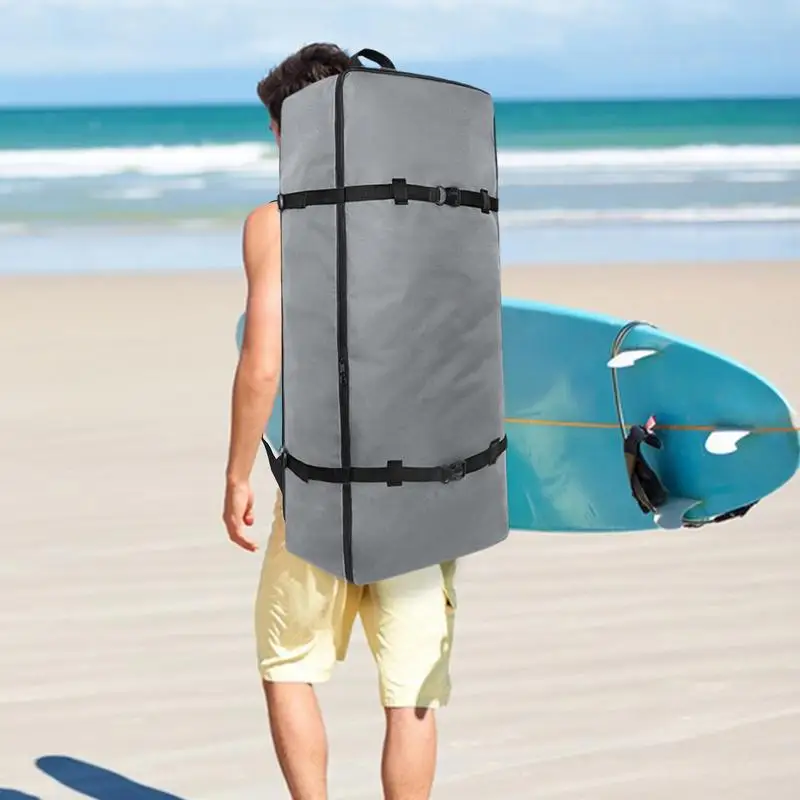 Paddleboard Backpack 600D Oxford Stand Up Paddle Board Bag Waterproof Sports Gear Tools With Handle & Adjustable Straps Heavy