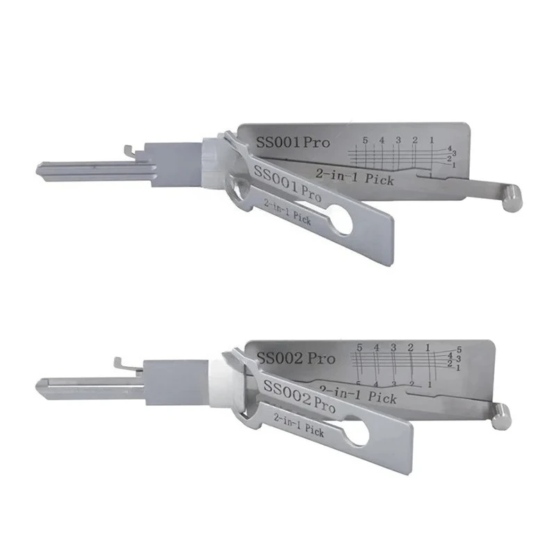 Lishi 2 en 1 Estilo SS001 SS002, ganzúa y decodificador profesional