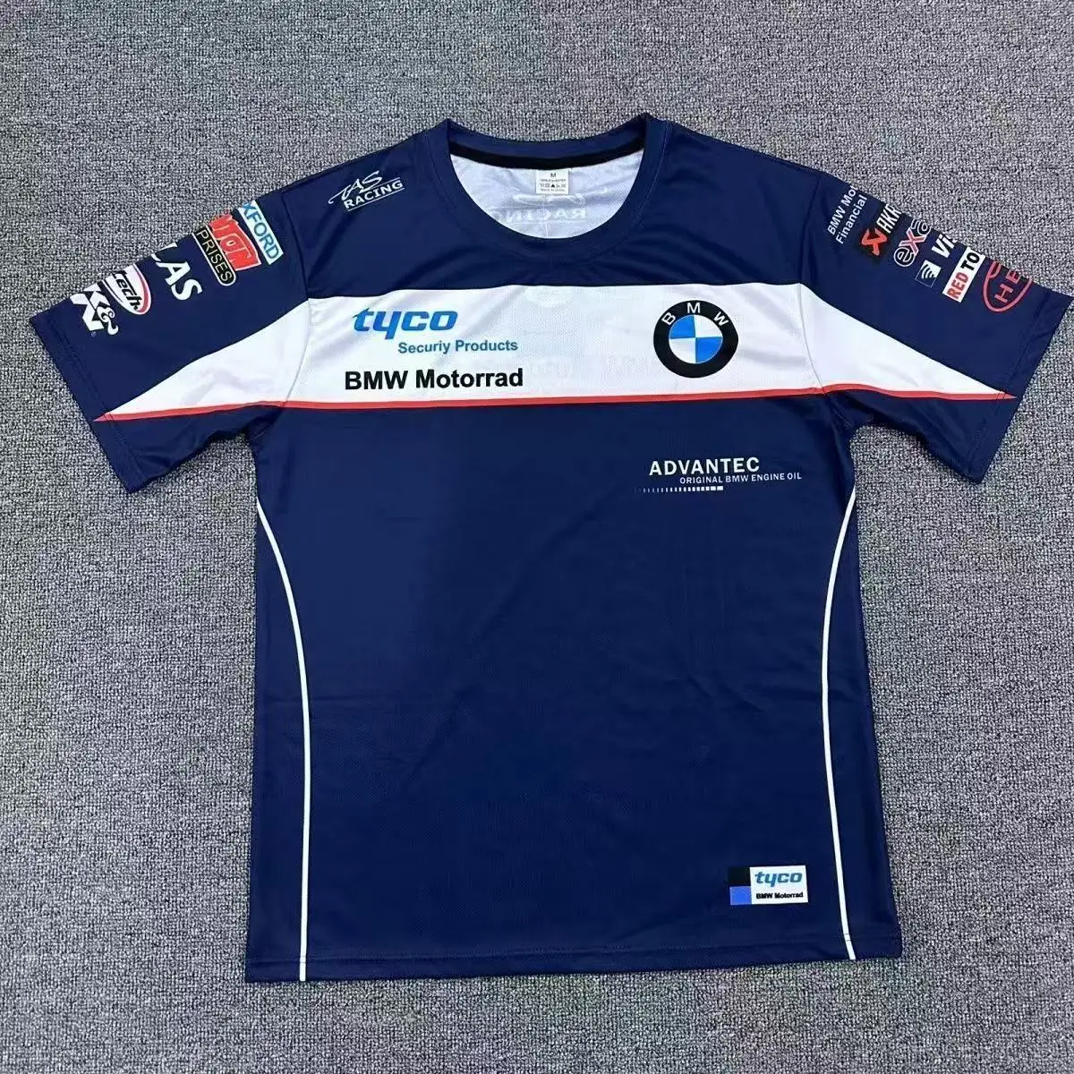 

25/26 Latest Popular BMW Racing Team Uniform T-shirt Casual Team Uniform Summer 3D Printed Adult Fashion T-shirt Breathable Top