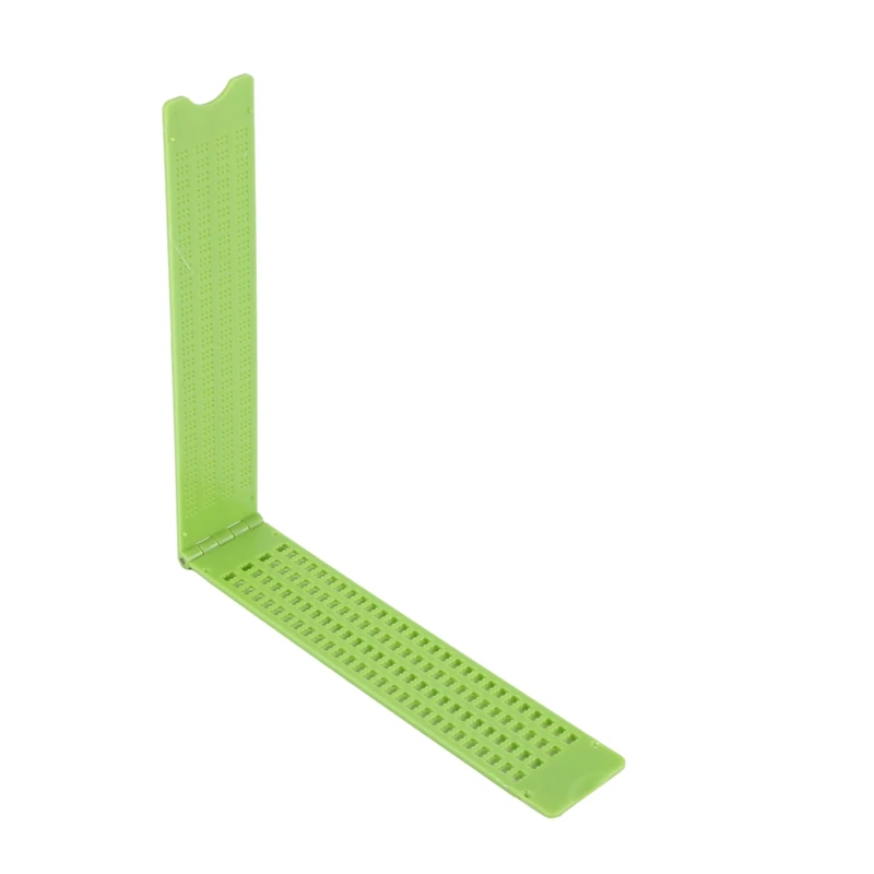 6X 4 ライン 28 セル ブラインド スレート ブラインド ライティング スレート プラスチック ブラインド スレート キット、グリーン (2)