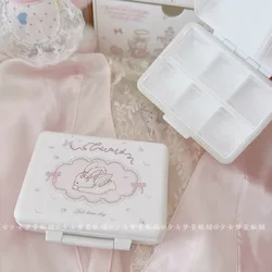 Cute medicine box storage box, portable travel packaging, moisture-proof medicine container