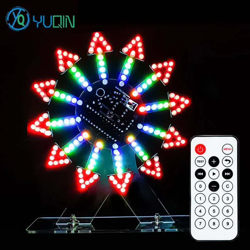 Colorful Cool Animation LED Electric Rotating Ferris Wheel Components DIY Welding Assembly Parts