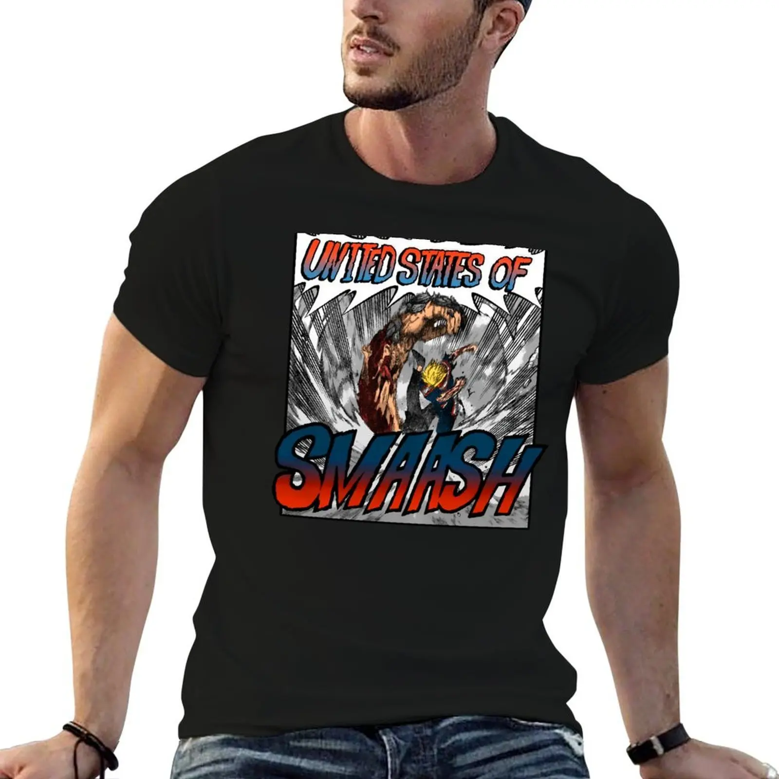 UNITED STATES OF SMASH!! T-Shirt custom shirt fashion shirts men workout shirt