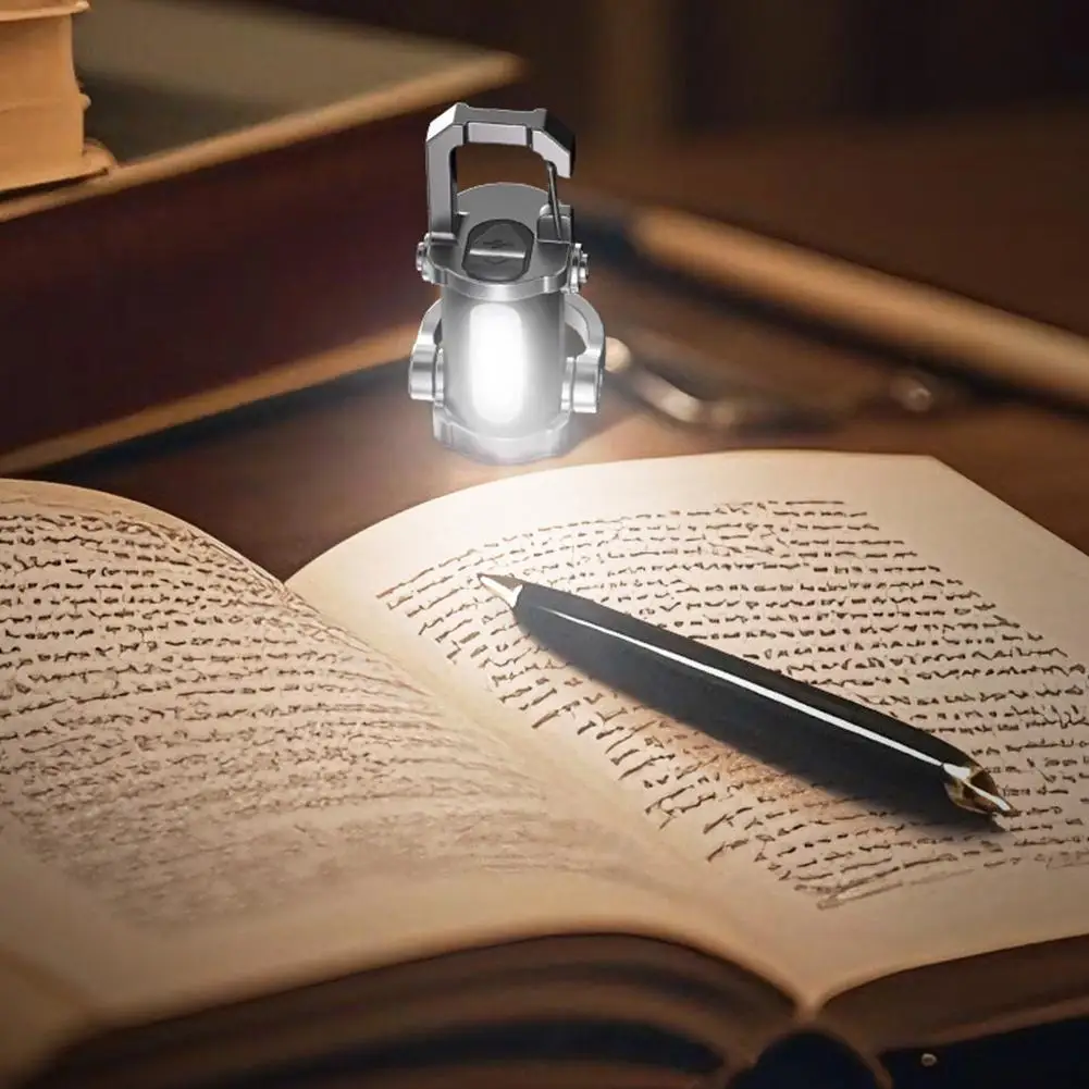 Portable Waist-mounted Keychain Mini Flashlight Multifunctional Emergency Charging Waterproof Keychain