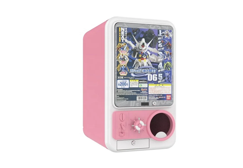 75-100 mm Coin operated  Plastic Box Capsule Toys  Gashapon Vending Machine Gift Machine Egg Toys Display For Shopping Mall