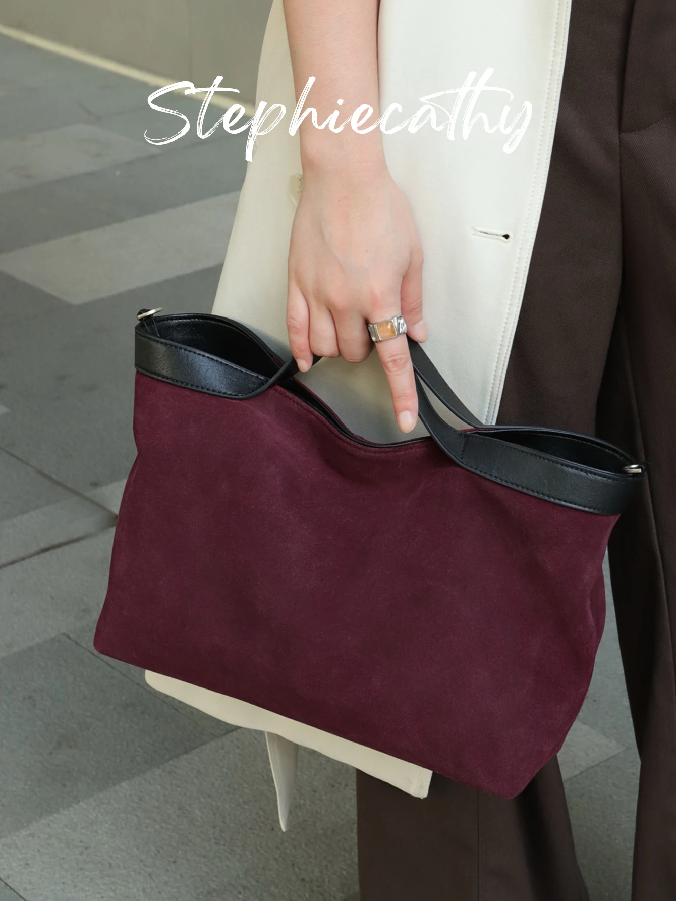 

﻿ SC женская сумка с верхней ручкой, роскошная замшевая сумка из натуральной кожи, большая вместительная сумка через плечо, повседневная повседневная дорожная сумка