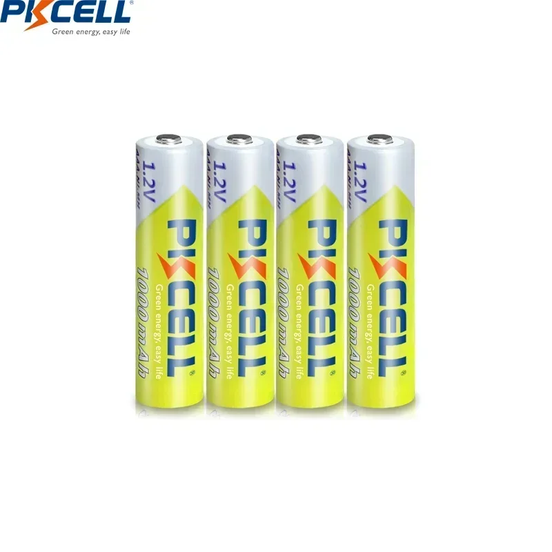 12PCS PKCELL AAA Battery 1.2V Ni-MH AAA Rechargeable batteries 1000MAH 3A with 3PC Battery Box holder  For Flashlight Toy Camera