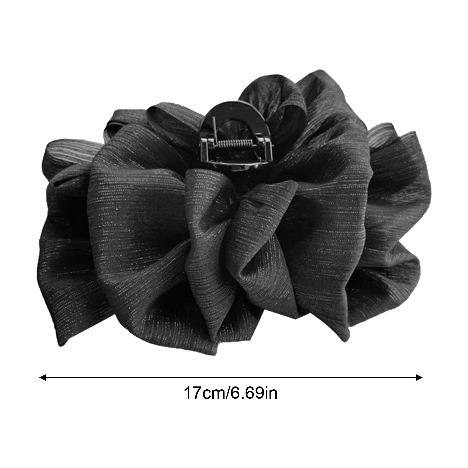 مشبك شعر أنيق على شكل فيونكة للنساء والفتيات يوميًا في الهواء الطلق قابض شعر القرش للتسوق والسفر والتصوير الفوتوغرافي 2025 إكسسوارات شعر جديدة