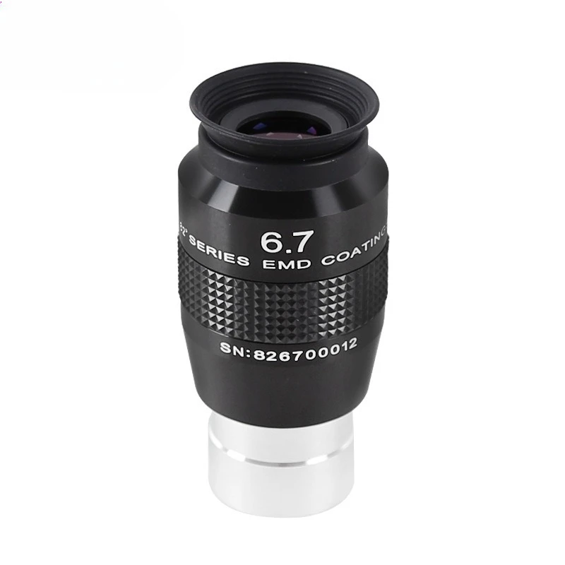 82 Degrees Wide View Telescope Optical Eyepiece, Long Eye Relief Fully Coated Lens for Planet Deep Space Viewing
