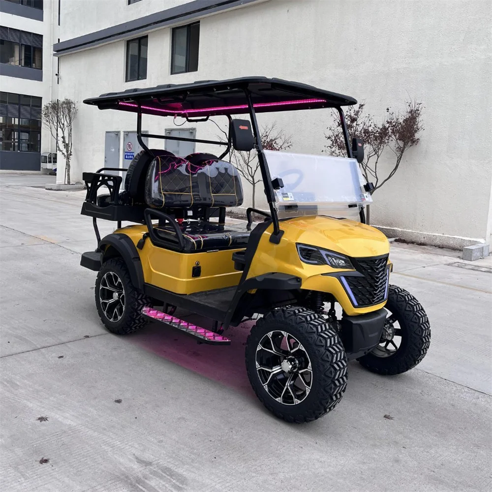 Buggy eléctrico de 6 plazas, vehículo con batería de plomo ácido y batería de litio, carrito de Golf eléctrico, precio de fábrica, nuevo