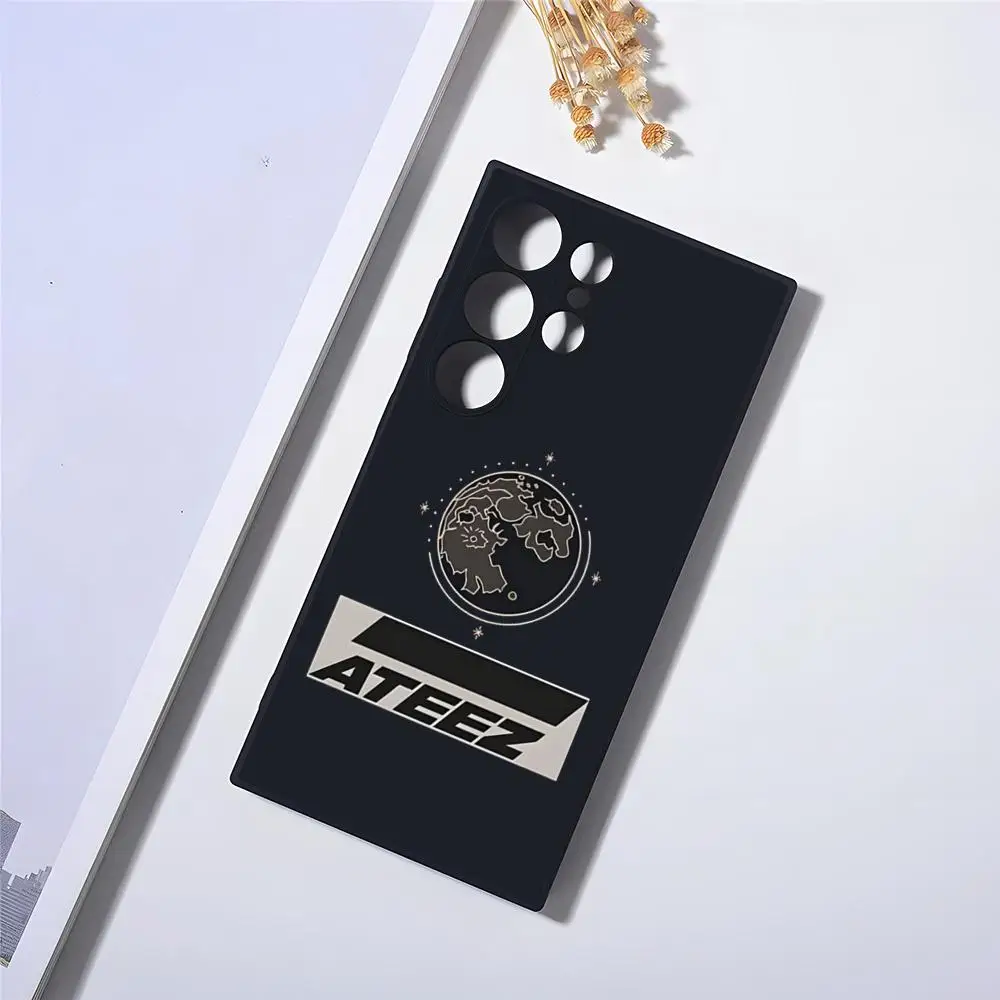 ATEEZ Kpop Phone Case For S23 Fe Samsung S24 Ultra S22 S20 S21 Plus Galaxy A54 A34 A24 A53 Note 20 Back Cover