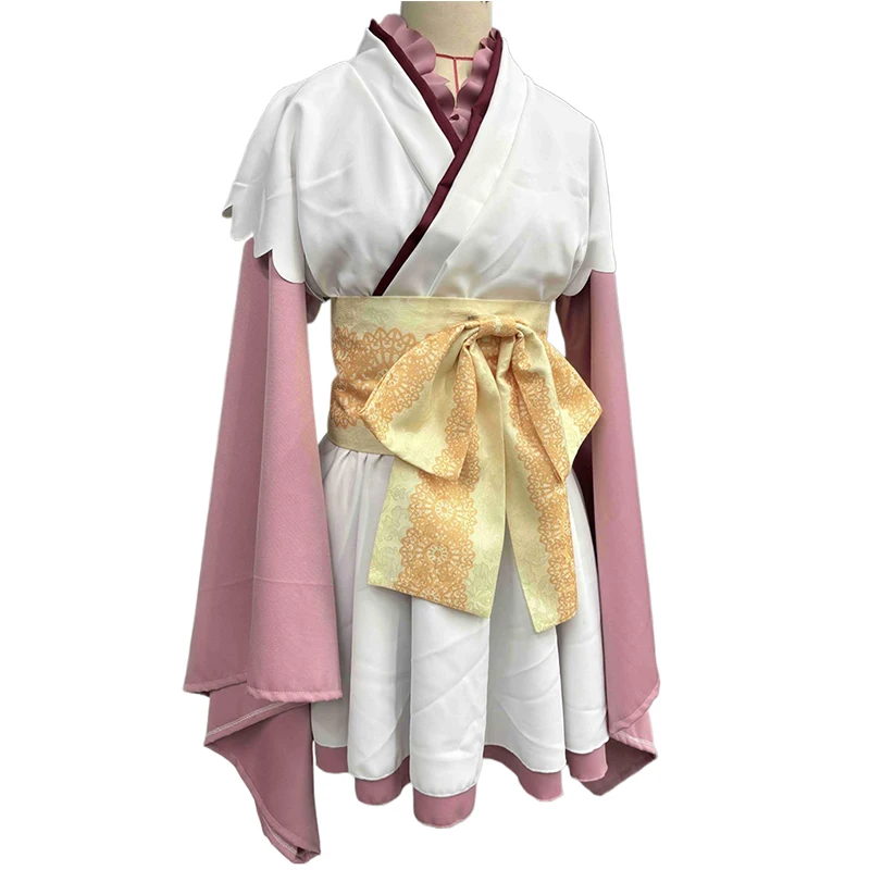 Murasame Cosplay Japanese Kimono Skirt Coat Lolita Woman Lovely Carnival Party Suit Costume