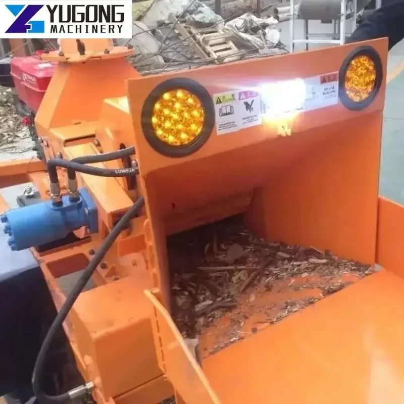 YG Small Wood Chipping Machine/Small Chipper Shredder/ Tracked Wood Pallet Shredder Machine Wood Crushers