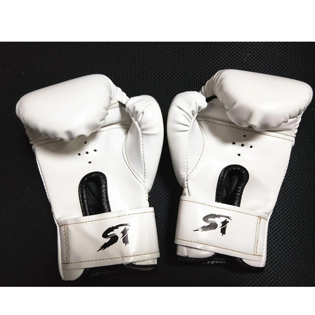 1 Pair Children Boxing Gloves Pearly Lustre Pure Color Boxing Gloves Sponge Forming Liner Boxing Gloves Stylish Boxing Sandbag G