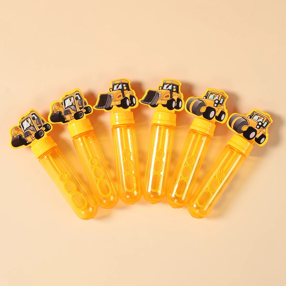Engineering Vehicle Bubble Tube Soap Bottle Construction Birthday Party Decor Kids Favors Toys for Guests Gifts Baby Shower