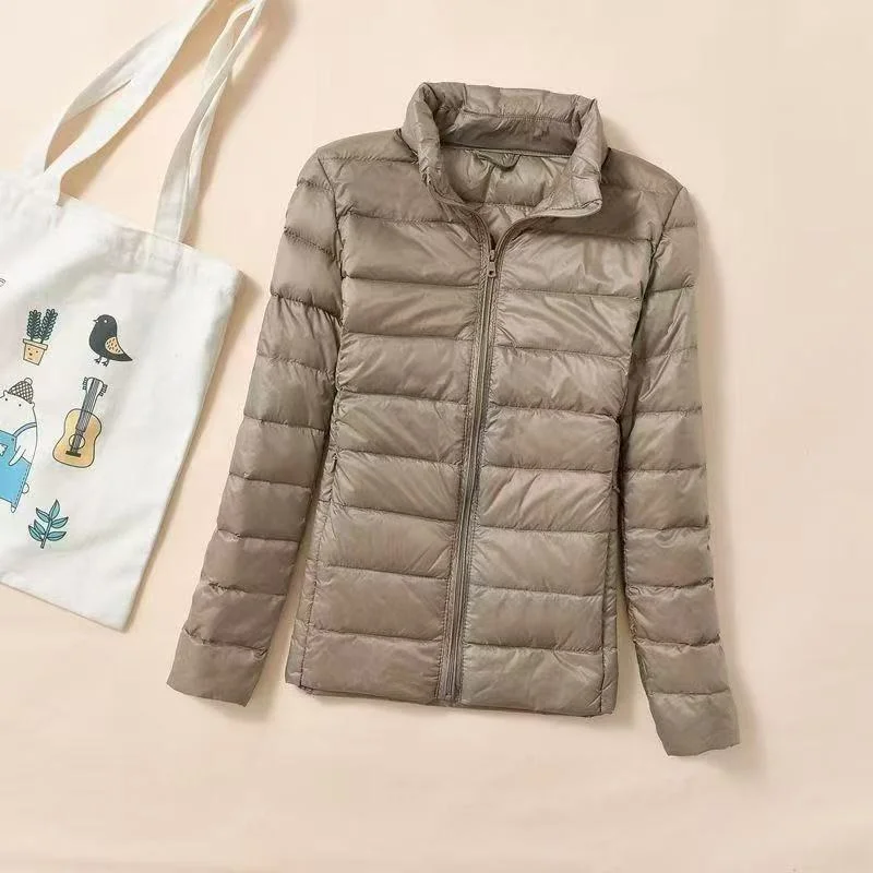 Women's Lightweight Loose ort down Cotton Jaet 2023 New Autumn Winter Faion Korean Sle Vest Sle Workwear Coat