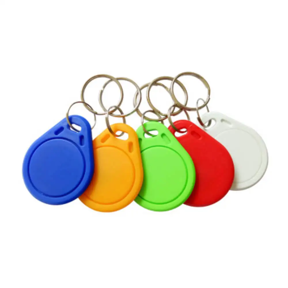 500PCS Pack 125khz 5200/T5577 Keyfobs RFID cards 3# Random Color Fobs