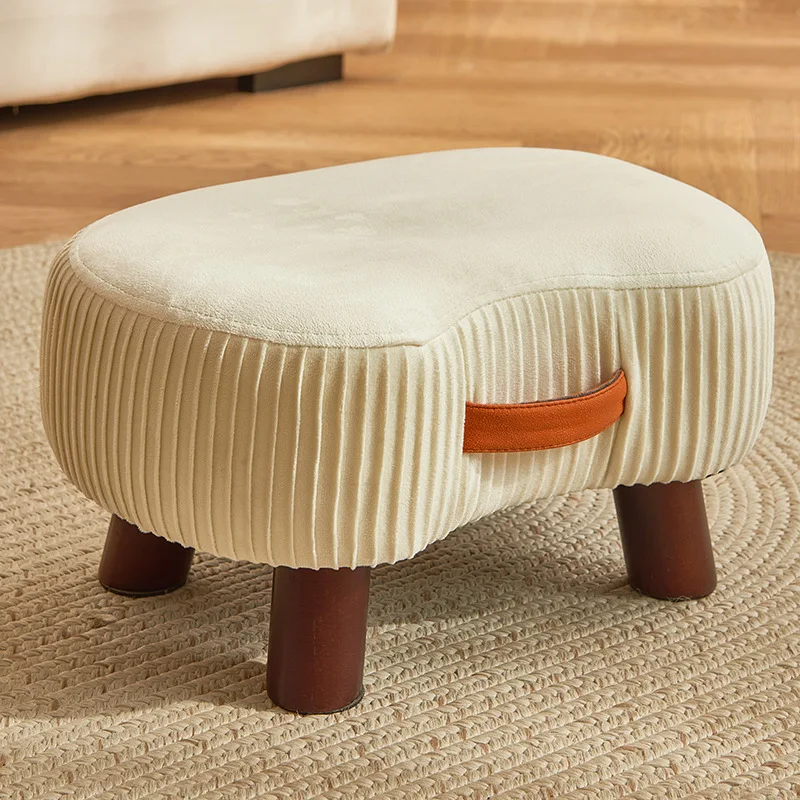 

Small stool household fashion creative apple low stool light luxury living room sofa stool cute children's stool bench shoe