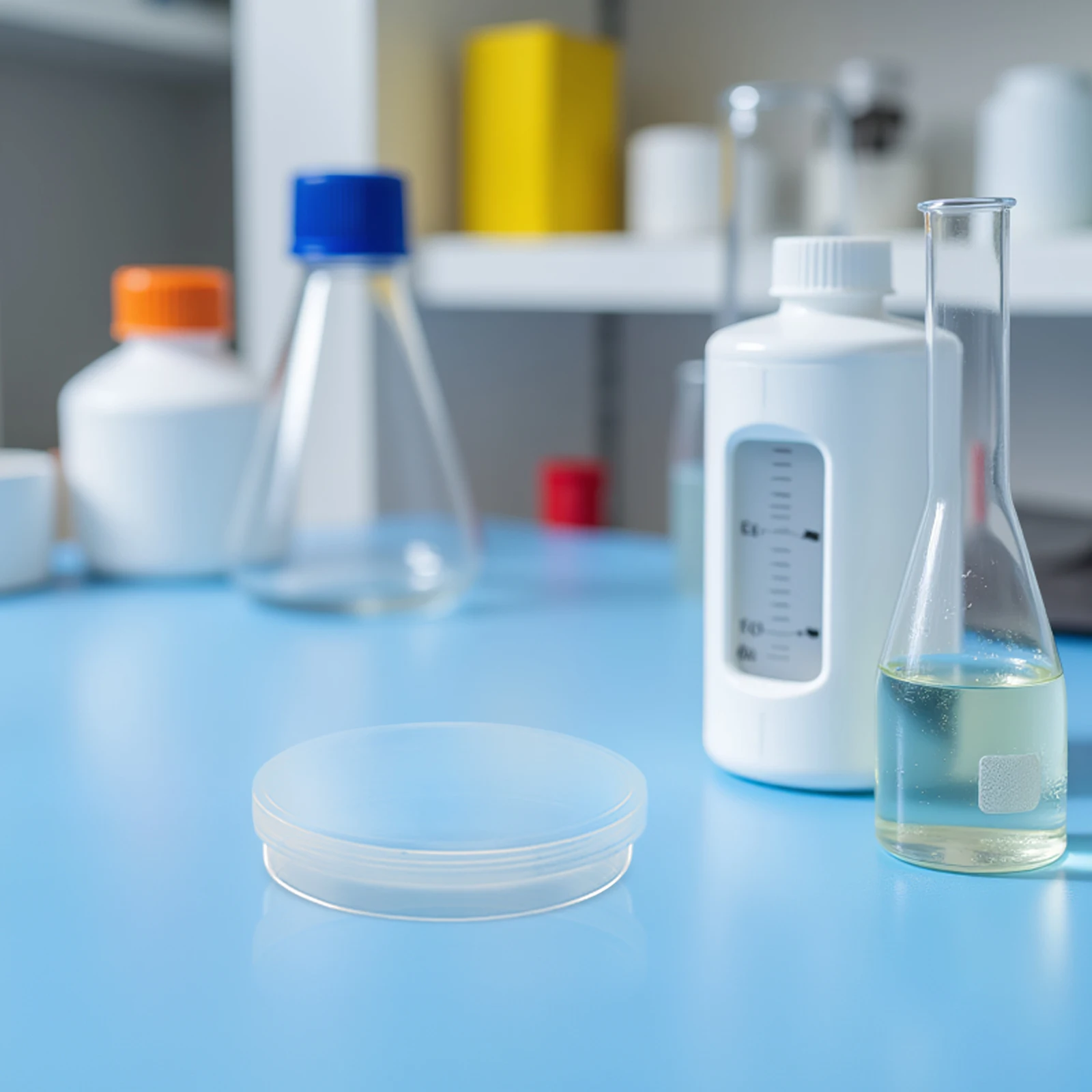 

20pcs 70mm Laboratory Petri Dishes Disposable Transparent Culture Containers for Biology Science Studies Plastic Material