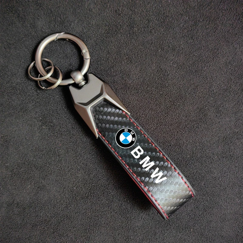 Car PU Leather Keychain rings gifts For BMW F30 F10 E90 F20 E46 E60 E70 E39 E36 E87 X7 E92 E91 E28 X3 X1 X2 X5 X6 E3 Accessories