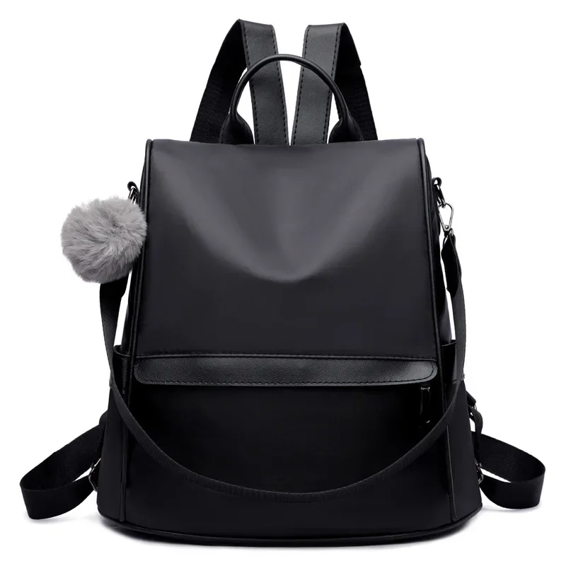 New Minimalist and Fashionable Style Backpack Anti-theft Three Purpose Single Shoulder Bag Oxford Cloth Large Capacity Backpack