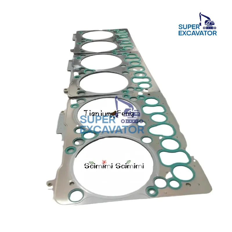 Genuine DE08 engine gasket head DH220-3 GE08T D1146 DE08TI cylinder head gasket 65.03901-0058A