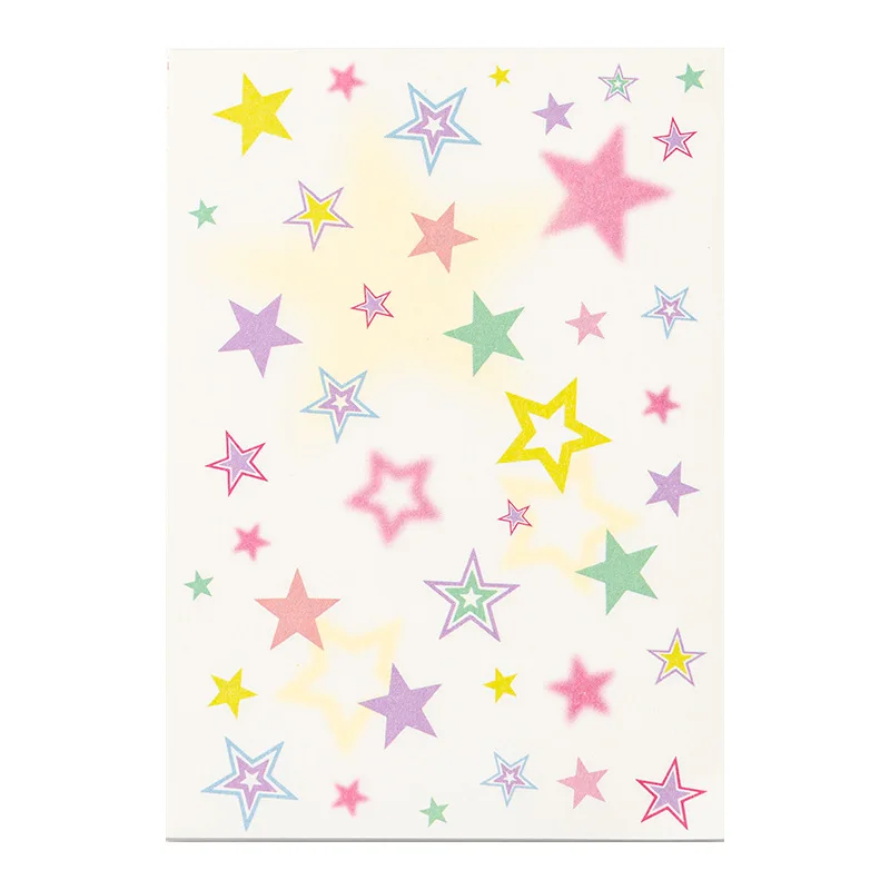 يمكن تمزيق الملاحظات اللاصقة بألوان قوس قزح، ملاحظات غير لاصقة، ديكور ذو مظهر جيد، ملصق رسائل مذكرة ملاحظات بعد ذلك