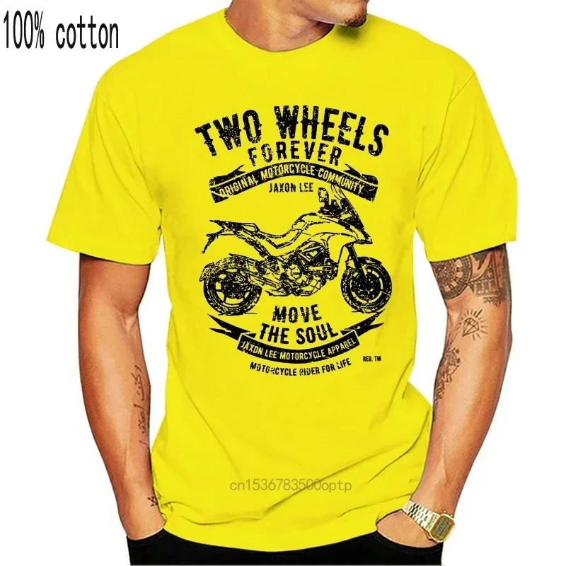 2019 Brand New Men Clothing Fashion Men T Shirts Multistrada 1200 Inspired Motorcycle Fan T Shirt Business