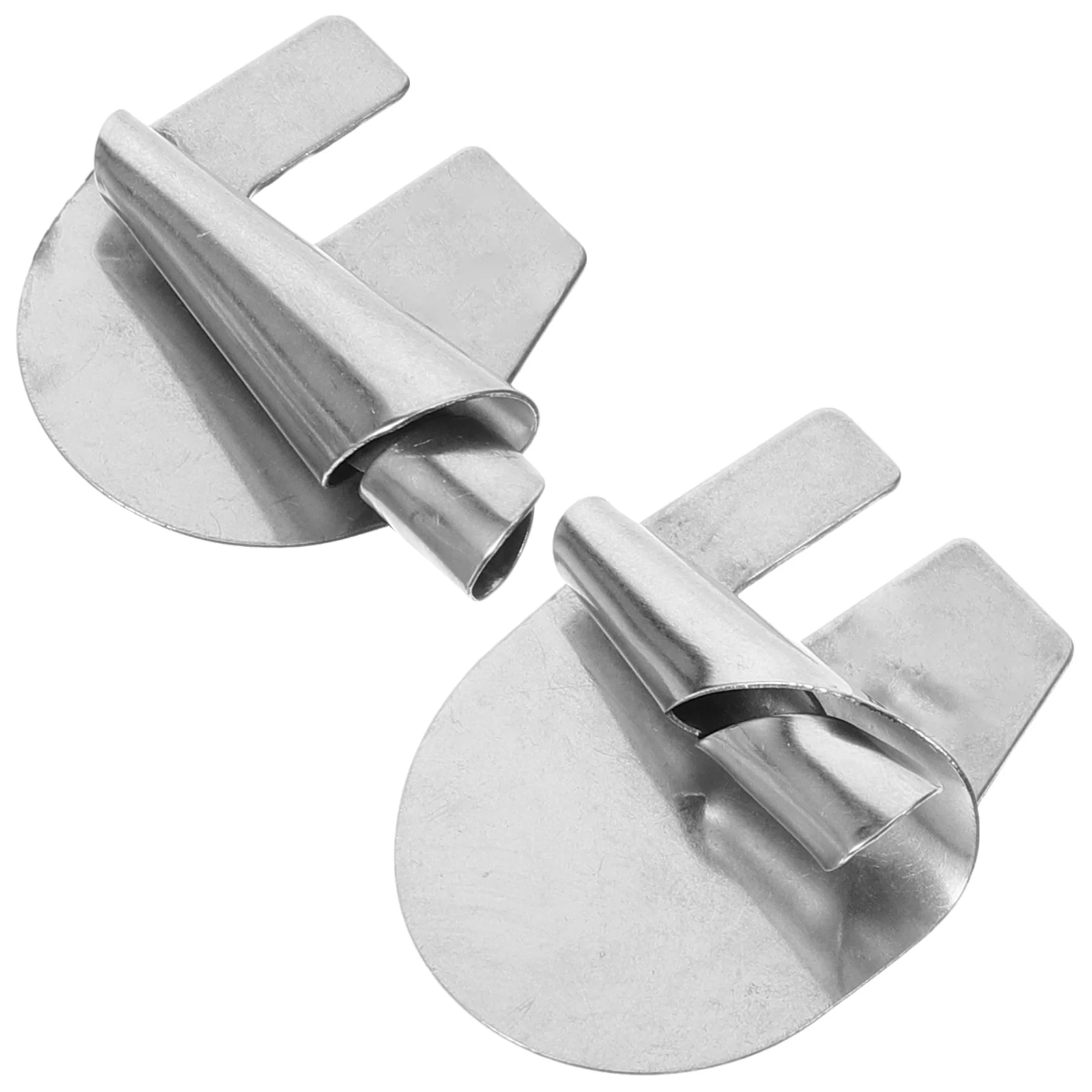 2 Piezas Clip Curler de Borde de Hem enrollado 6mm 5mm Acero Inoxidable Herramienta de Accesorio para Máquina de Coser para Costuras en el Hogar