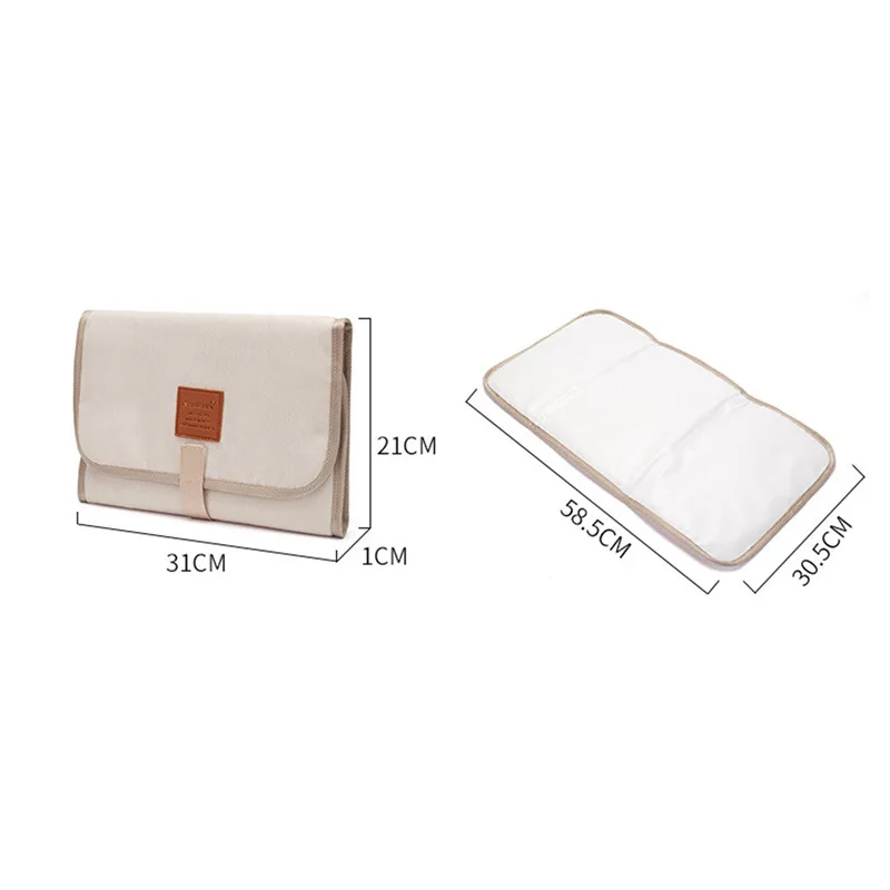 Nappy Diaper Changing Mat Waterproof Floor Change Play Mat Baby Portable Foldable Washable Compact Travel