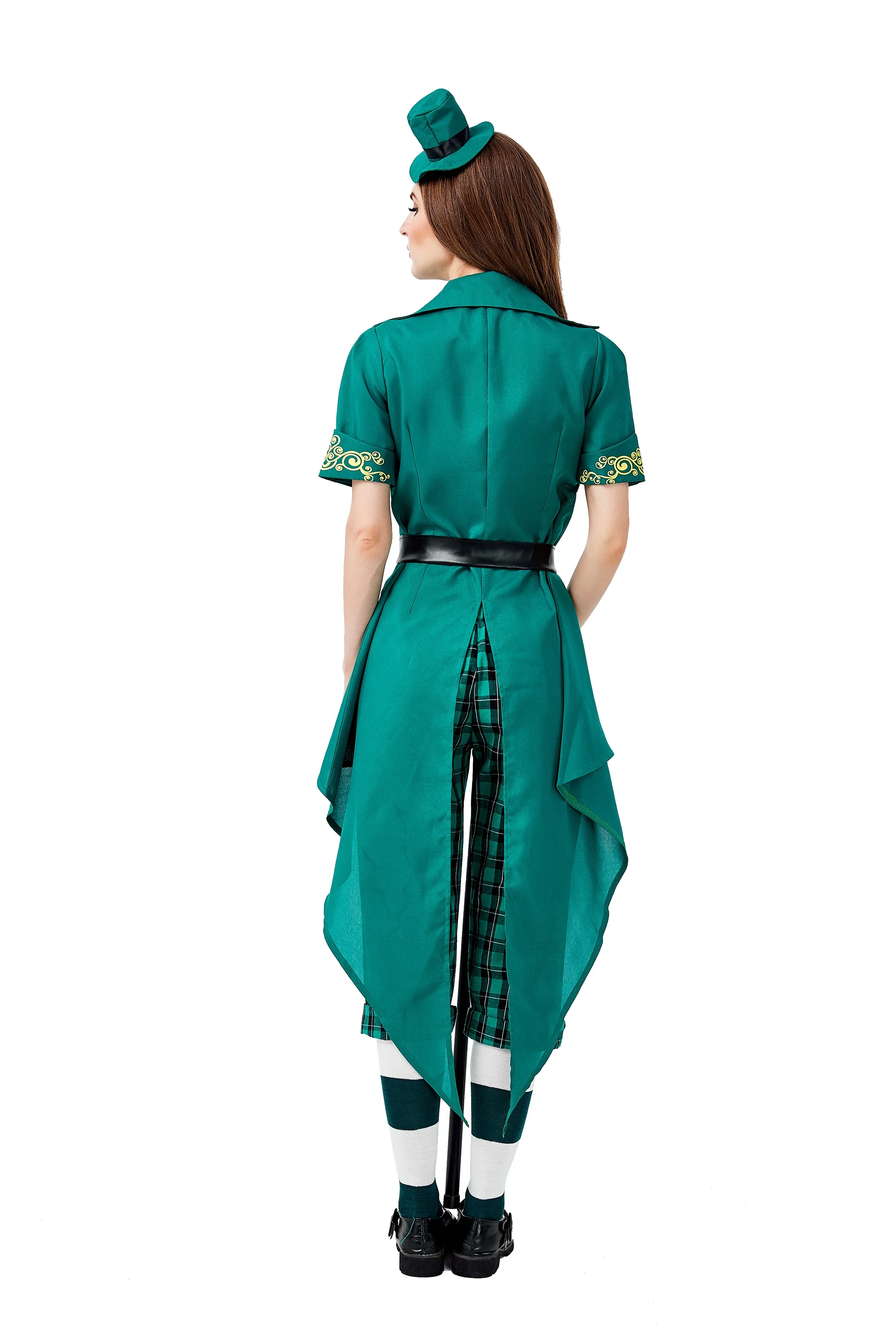 Déguisement Lutin Vert Femme – Robe et Chapeau – photo 5
