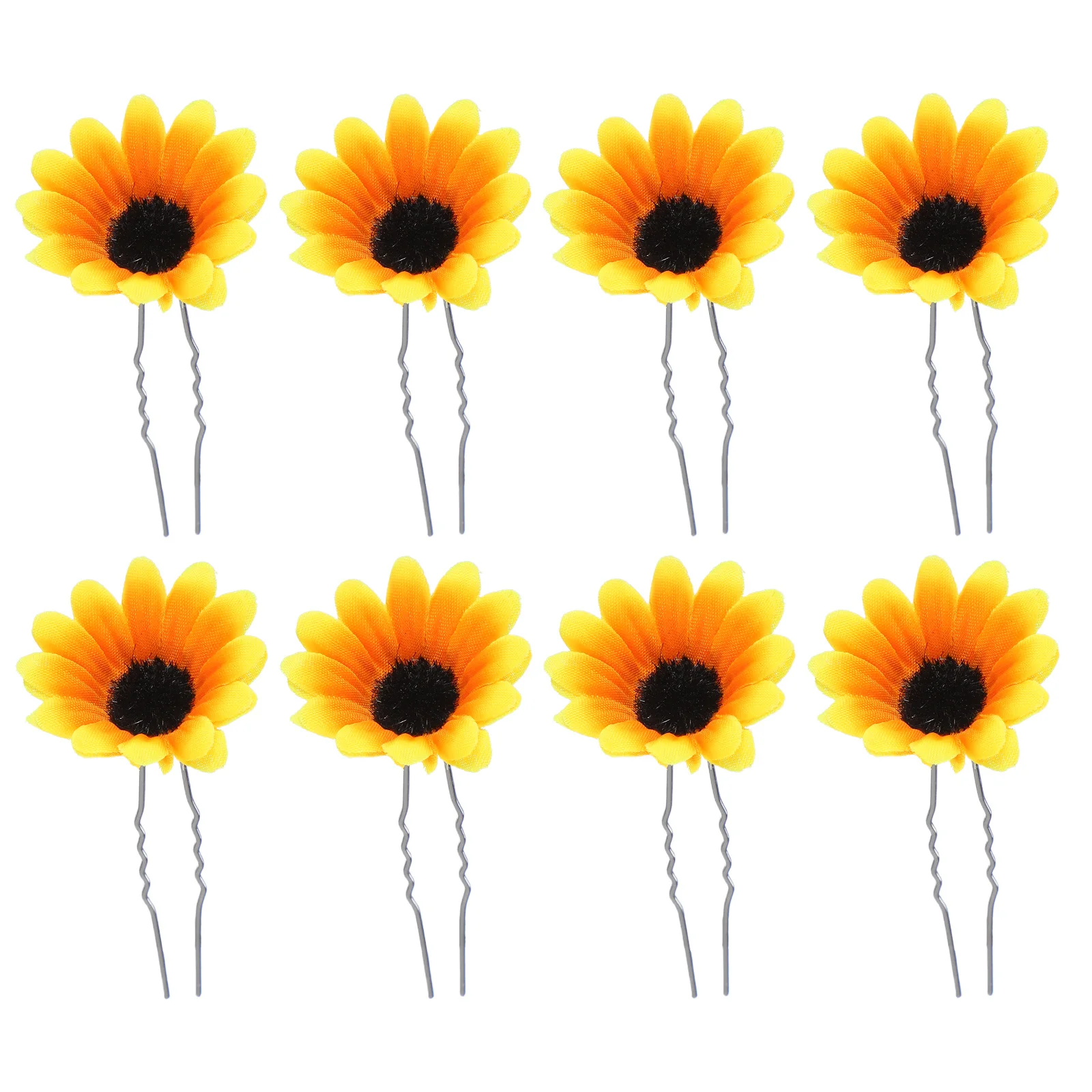

8Pcs Durable Sunflower Hair Clips Daisy Hairpins Kids Hair Accessories for Party Daily Photo Shooting Flower Barrettes