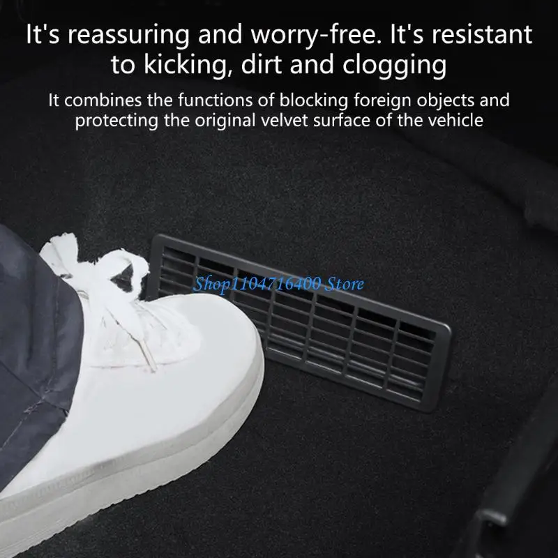 

y1gd Impact Resistant Car Air Vent Grille Under Seats Ventilation Cover Not Crush Designs Ventilated Vent Cover for Vehicle