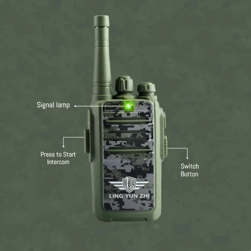 Kids Wireless Walkie Talkie Outdoor Long Range Clear Sound Portable Mini Intercom Two Way Radio Communication Toy Gift